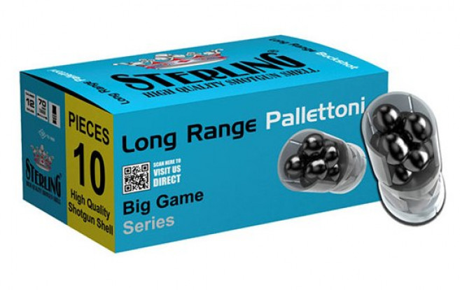 ПАТРОН 12/70 STERLING LONGRANGE BUCKSHOT