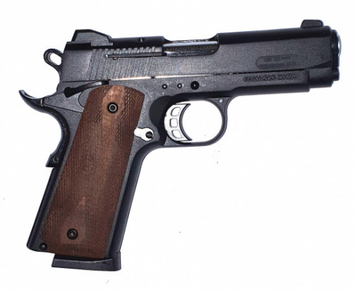 Пистолет сигнальный K1911 Kurs Compact черный 10ТК 00-00002141