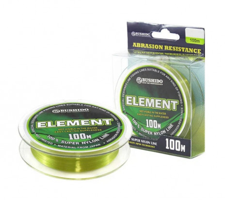 Леска Bushido 100м 0.20мм Element 0408-020 89590