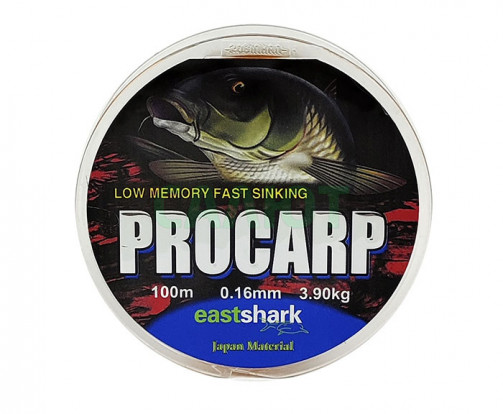 Леска East Shark 100м 0,30мм Pro Carp светло-корич 1211478
