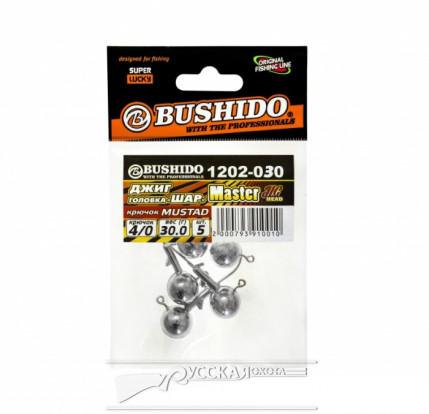 Джигголовка Bushido шар 30гр 1202-030 79405