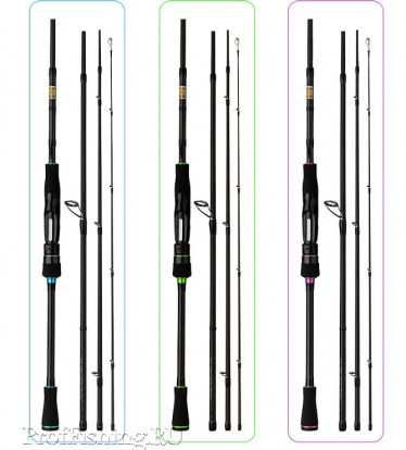 Уд. спиннинговое 2,4м Grfish Black Thunder 10-28g 240MS