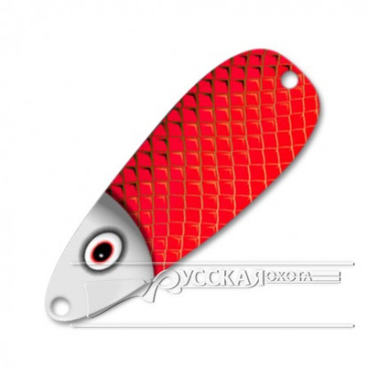 Блесна Pelikan Jigging Spoon 1/4oz 7гр. J Scals R/W