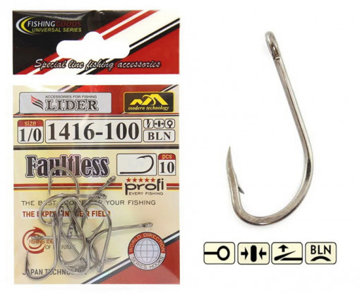 Крючки Lider Faultless №8 1416-008 85657