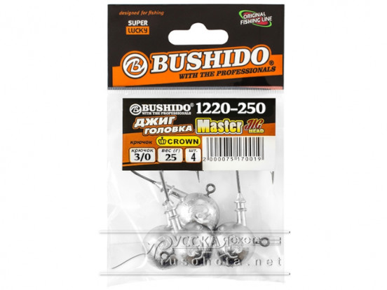 Джигголовка Bushido 25гр 1220-250 07532